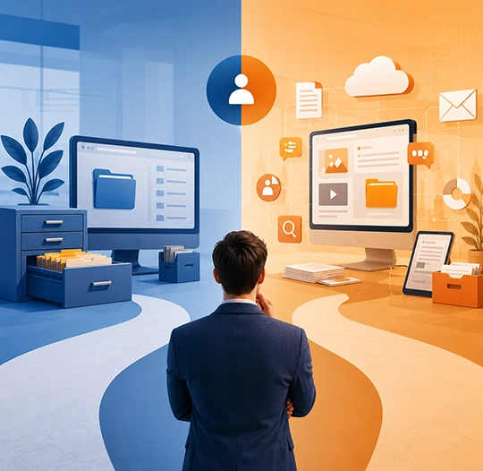 DMS vs ECM: Which One Does Your Business Actually Need?