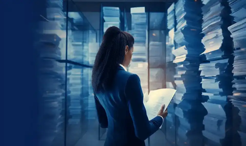 Secure retrieval interface for finding filed documents with fast indexed search