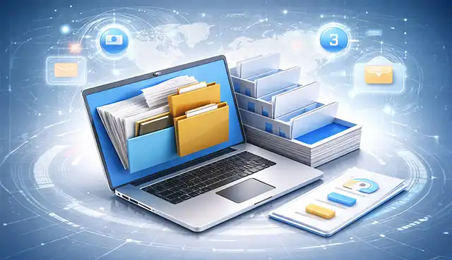 Compliance dashboard showing audit-ready controls and access logging for filings