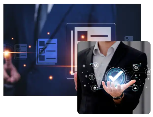 Enterprise document management system dashboard with AI search and centralized file access